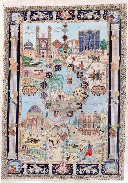 Tabriz fino (50 raj), Persia, mediados del siglo X