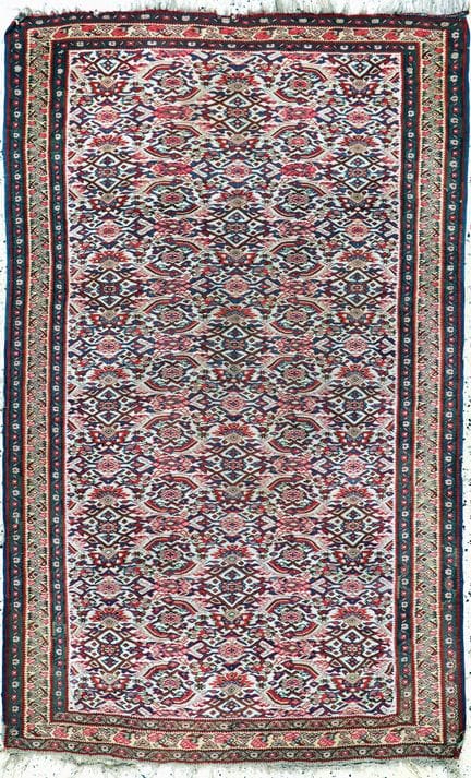 Alfombra Senneh antigua, Persia, siglo XIX, lana s