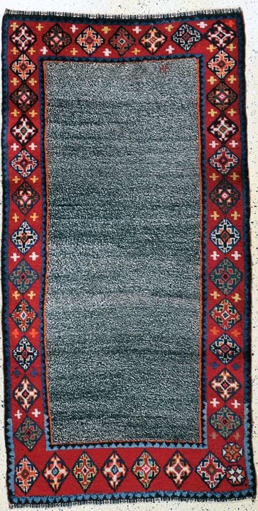 Gabbeh antiguo, Persia, mediados del siglo XX, lan
