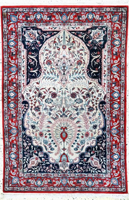 Esfahan fino, China, mediados del siglo XX, lana d