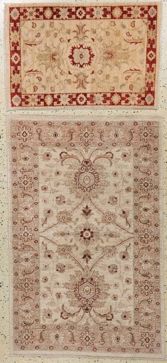 2 lotes de Sigler, Pakistán, finales del siglo XX,