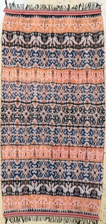 «Ikat» de Sumba, Indonesia, principios del siglo X