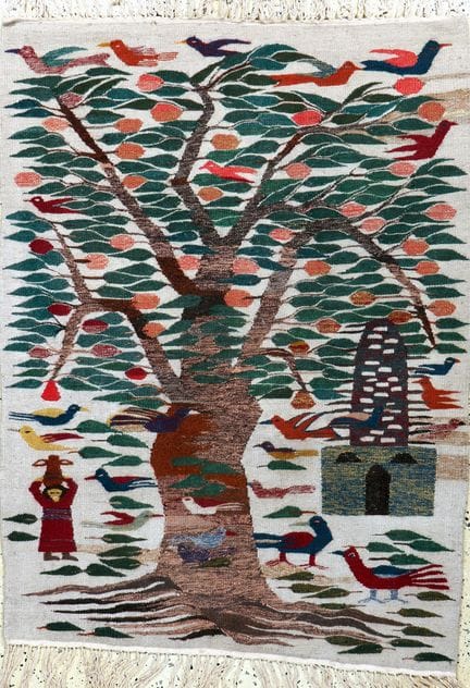 Kilim, Europe, milieu du XXe siècle, laine sur cot