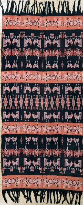 «Ikat» de Sumba, Indonesia, principios del siglo X