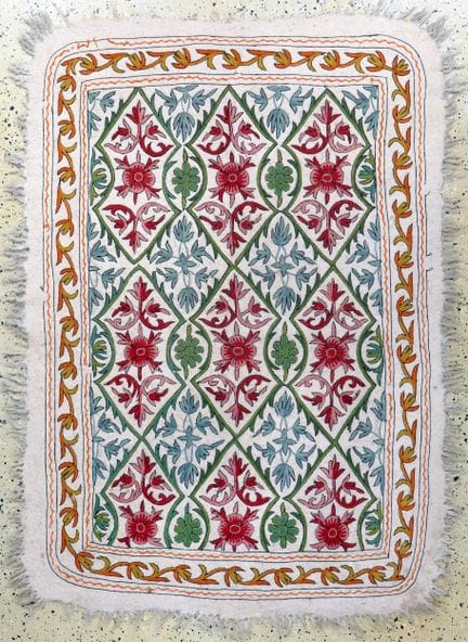 «Alfombra de fieltro», antigua, Persia, principios