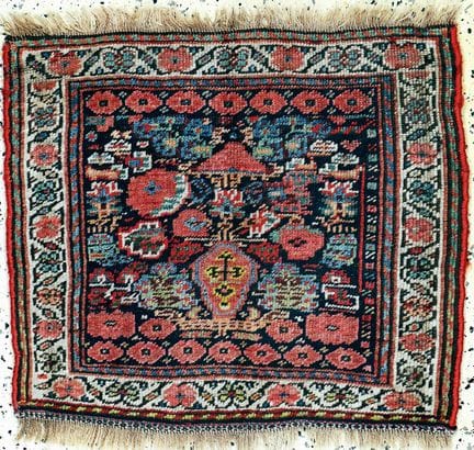 Alfombra Afshar con motivo frontal de bolsillos, e