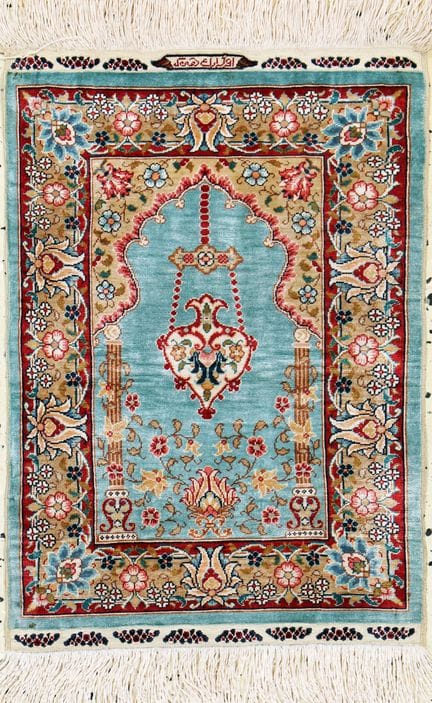 Seda fina de Hereke (Turquía), firmada «Özipek», f