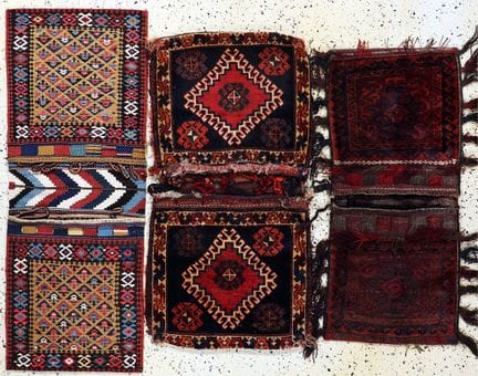 3 alfombras dobles, Persia, principios del siglo X