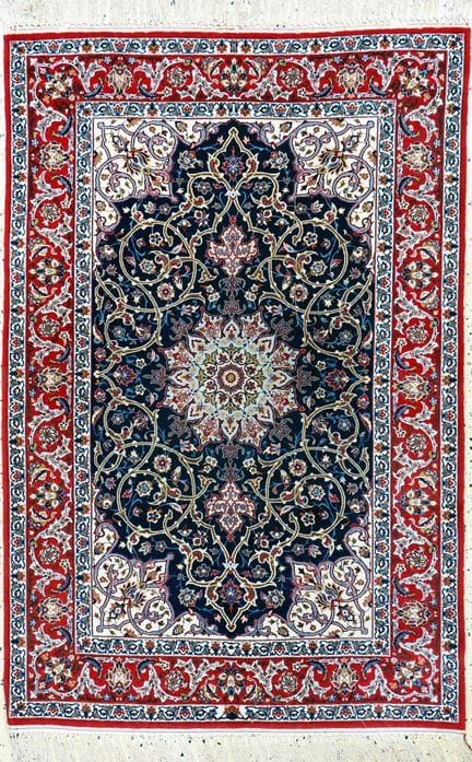 Esfáhan fino, Persia, mediados del siglo XX, lana 