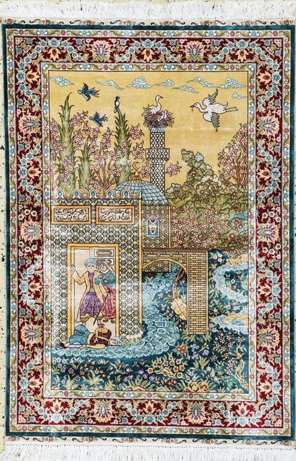 Seda de Hereke, China, finales del siglo XX, seda 