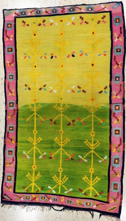 Kilim antiguo, Marruecos, principios del siglo XX,