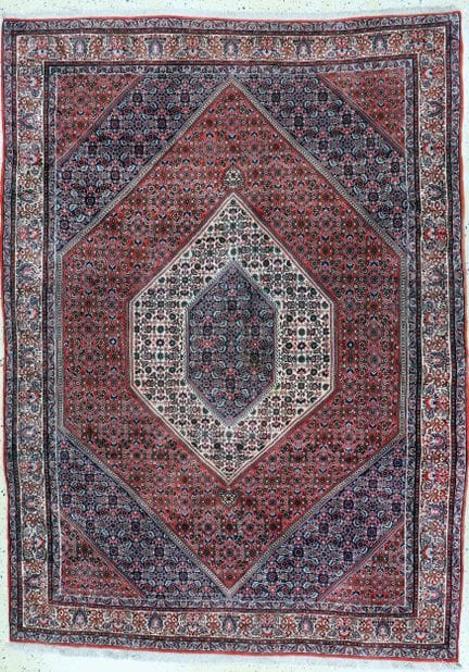 Alfombra Bidjar de corcho fino, Persia, mediados d