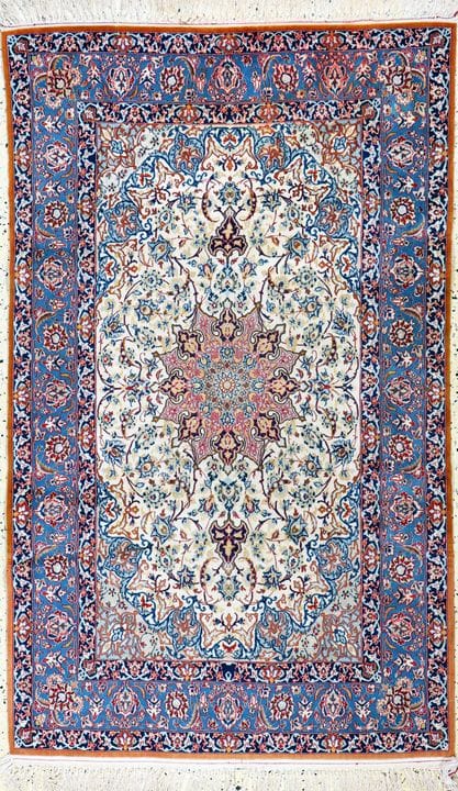 Ispahán, Persia, mediados del siglo XX, lana de co