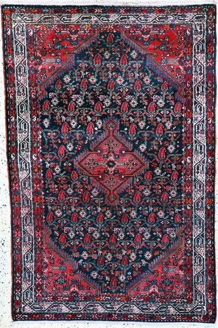 Hosseinabad, Persia, mediados del siglo XX, lana s