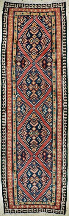 Kilim de Bidjar, Persia, principios del siglo XX, 