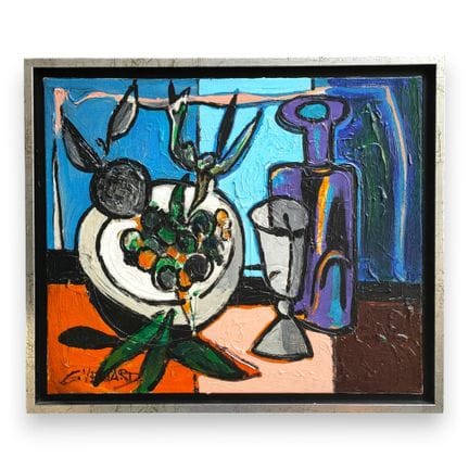 克劳德·韦纳尔（1913-1999）
《葡萄》
布面油画，左下角签名，背面标有标题
46 x 55 