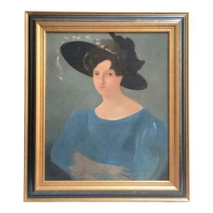 ECOLE FRANCAISE du XXème
Portrait de dame au chape