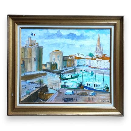 René JAMES (nato nel 1935)
La Rochelle, 2014. 
Oli