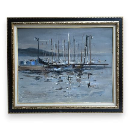 乔治·拉波特（1926-2000）
《海景》，1953年。
布面油画，右下角署名并标注日期
73 x