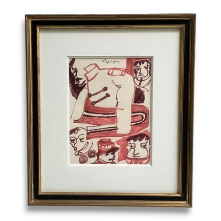 Charles LAPICQUE (1898-1988)
Nel tempo, 1960. 
Pen