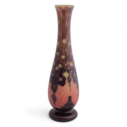 LE VERRE FRANCAIS
Chênes
Grand vase à long col rep