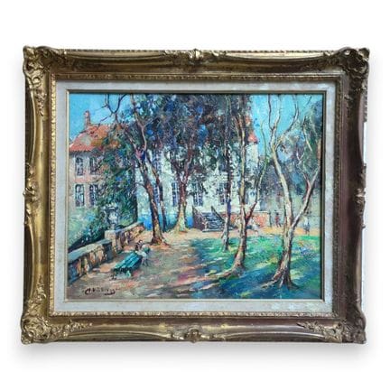 Charles Henri VERBRUGGHE (1877-1974)
Jardin de Gru