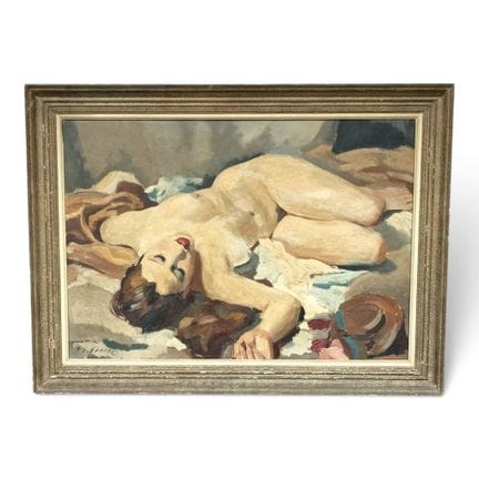 Edouard Garcia BENITO (1891-1981)
Nu féminin couch