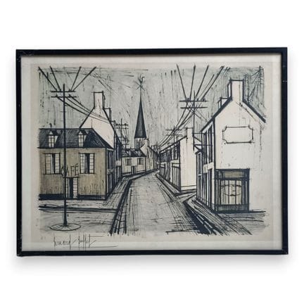 Bernard BUFFET (1928-1999)
Rue de village
Lithogra