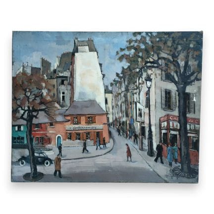P. DUFOUR (XXème)
Paris, vue de Montmartre
Huile s