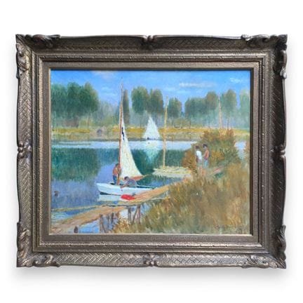 20th-Century RUSSIAN SCHOOL
Sailing Ships
Oil on c