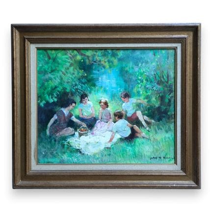 Jules René HERVÉ (1887-1981)
Le pique-nique
Huile 