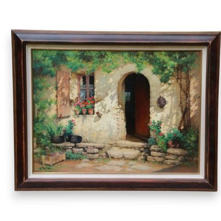 Charles Clément PERRON (1893-1958)
La maison fleur