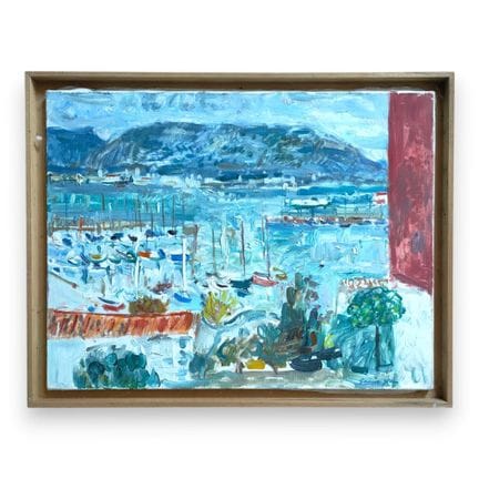 马塞尔·圣让（1914-1994）
圣曼德里耶，圣乔治山谷
布面油画，右下角签名，位于画作背面
50