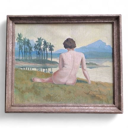 Hubert Léon TOURNIER (1906-?)
Nu dans un paysage m