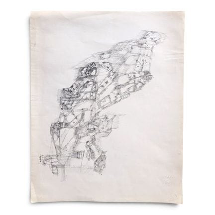 卡米尔·布里恩（Camille BRYEN，1907-1977）
作品
纸本墨水画，背面标注“第47
