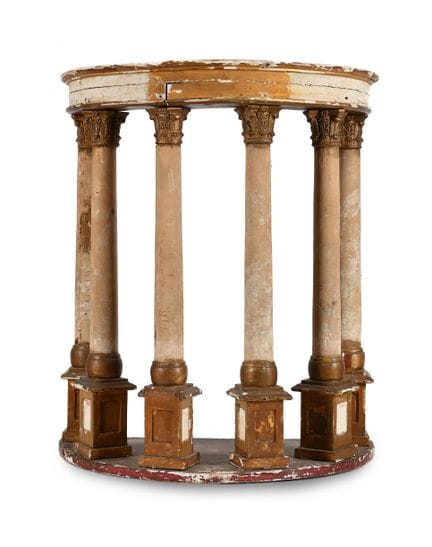 INSOLITO MODELLO ARCHITETTONICO ITALIANO IN LEGNO 