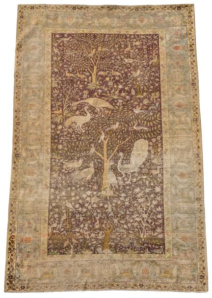 UN TAPIS EN SOIE KOUM KAPI RARE ET INSOLITE – ISTA
