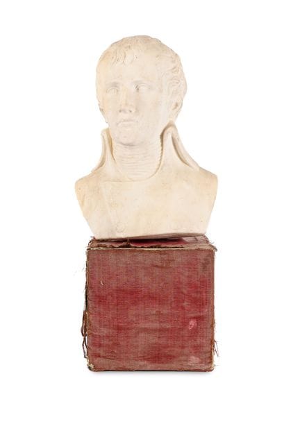 AFTER LOUIS SIMON BOIZOT, A WHITE MARBLE BUST OF N