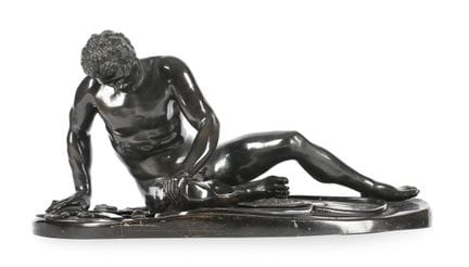 DALLA COLLEZIONE DI ANTICHITÀ, UNA STATUETTA IN BR