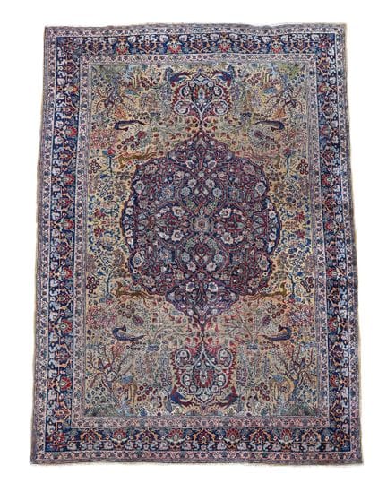 Un tappeto di Tabriz firmato dal maestro tessitore