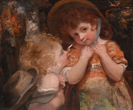 JOHN HOPPNER (BRITÁNICO, 1759-1810) «VANIDAD INFAN