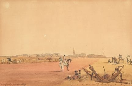 JUSTINIAN WALTER GANTZ (BRITANNIQUE, 1802-1862)VUE