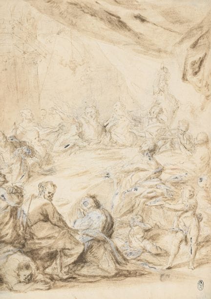 ATTRIBUÉ À GASPARE DIZIANI (ITALIEN, 1689-1767)LE 