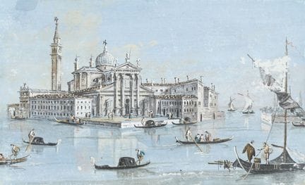 GIACOMO GUARDI (ITALIANO, 1764-1835) VISTA DE SANT