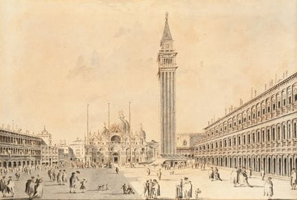 ‡ GIACOMO GUARDI (ITALIEN, 1764-1835)VUE DE LA PIA