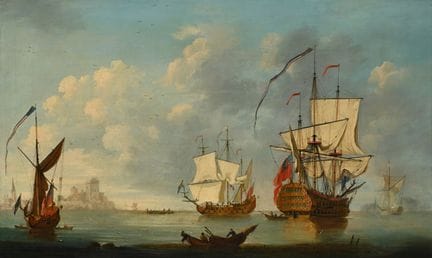 CÍRCULO DE FRANCIS SWAINE (BRITÁNICO, APROX. 1720-