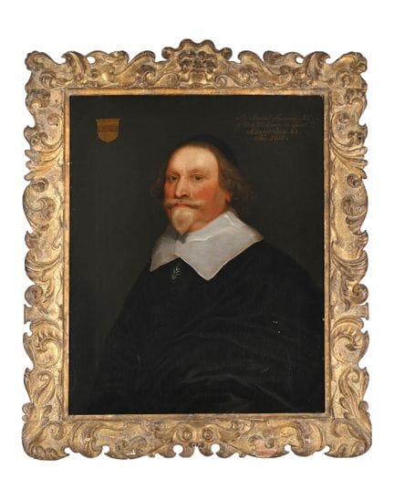 SEGUACE DI CORNELIUS JOHNSON RITRATTO DI SIR SAMUE
