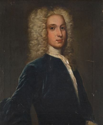 DISCÍPULO DE JOHN VANDERBANK. RETRATO DE UN JOVEN 