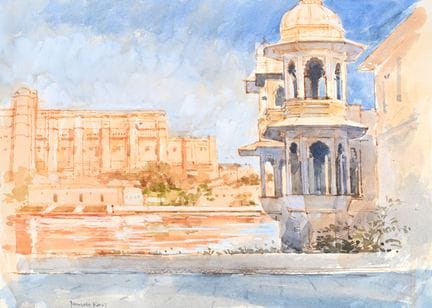 λ PAMELA KAY (BRITANNIQUE, née en 1939) UDAIPUR VU