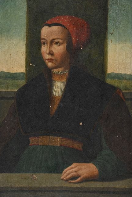 MANNER OF LUDGER TOM RING THE YOUNGERPORTRAIT OF A